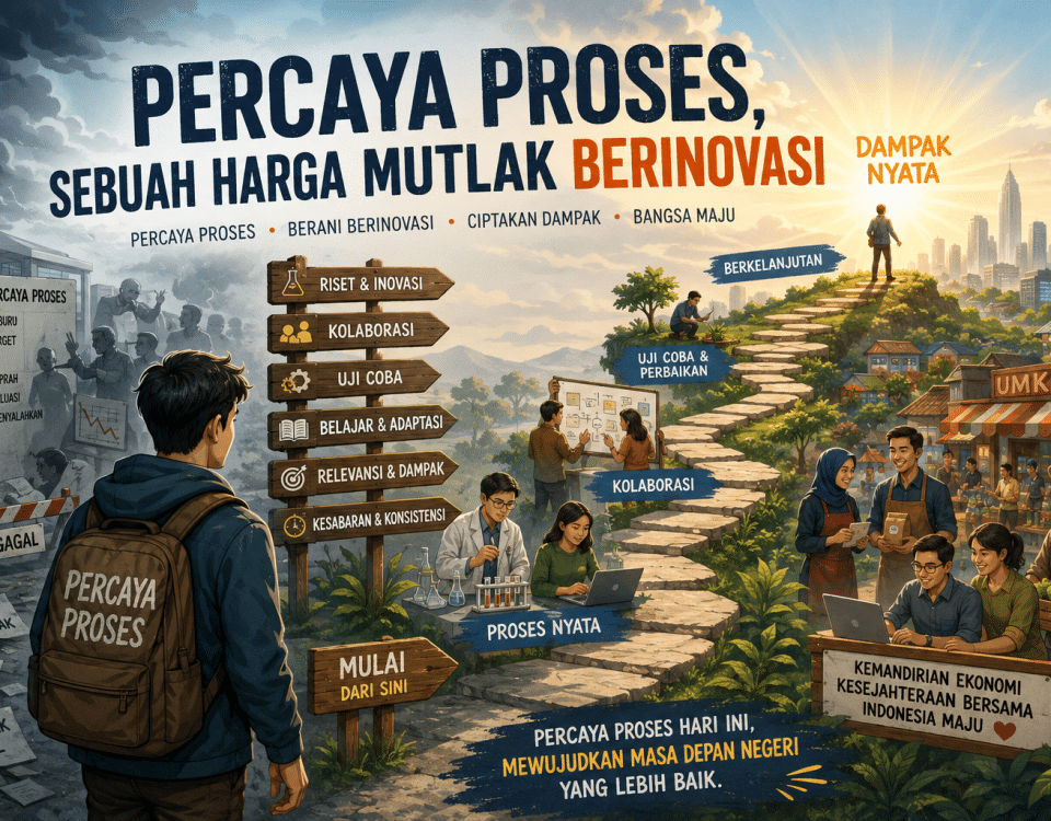 PERCAYA PROSES, Sebuah Harga Multak Berinovasi